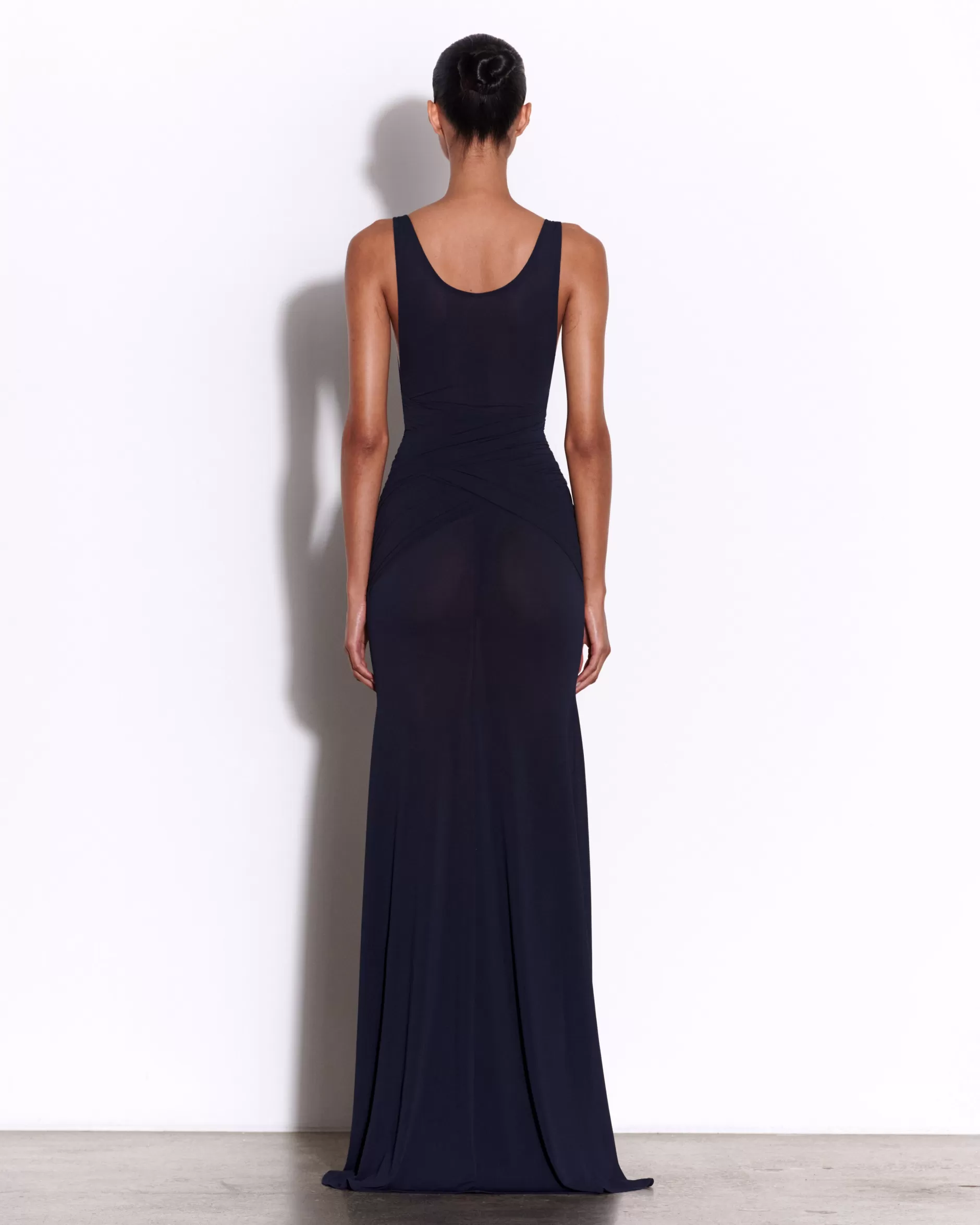 Scoop Wrap Gown in Crepe Jersey | Alex Perry Clearance